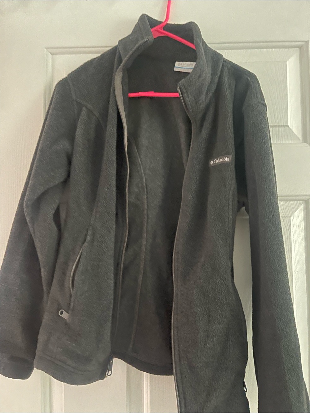 Columbia Women's Dark Gray Teddy Fleece Jacket
